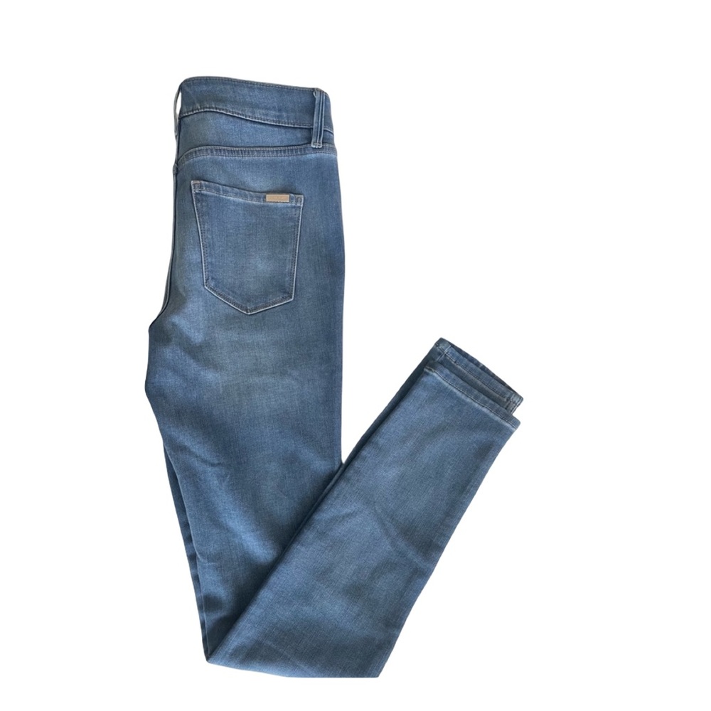 White House Black Market Cashmere Denim High Rise Skinny Jeans 4 Long - Picture 10 of 10